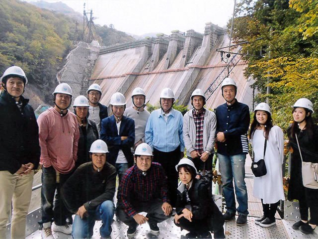 写真:群馬県八ッ場ダム視察研修